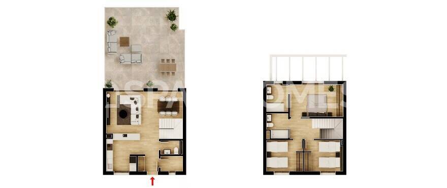 Wohnung in Monforte del Cid, Alicante, Spanien 2 Schlafzimmer, 94 m2 Nr. 147163