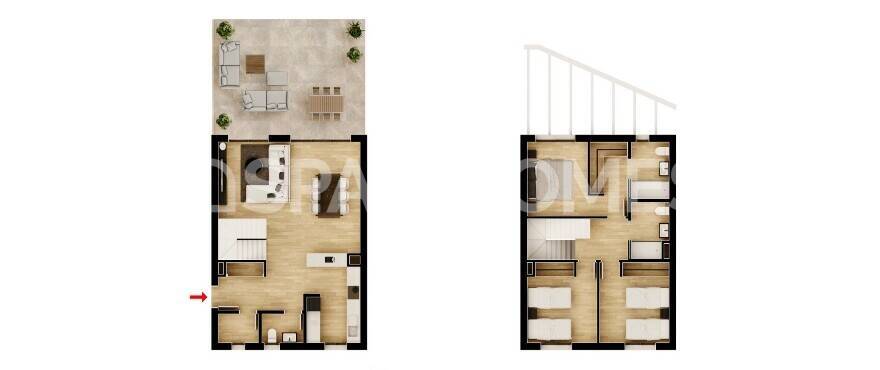 Wohnung in Monforte del Cid, Alicante, Spanien 2 Schlafzimmer, 94 m2 Nr. 147163