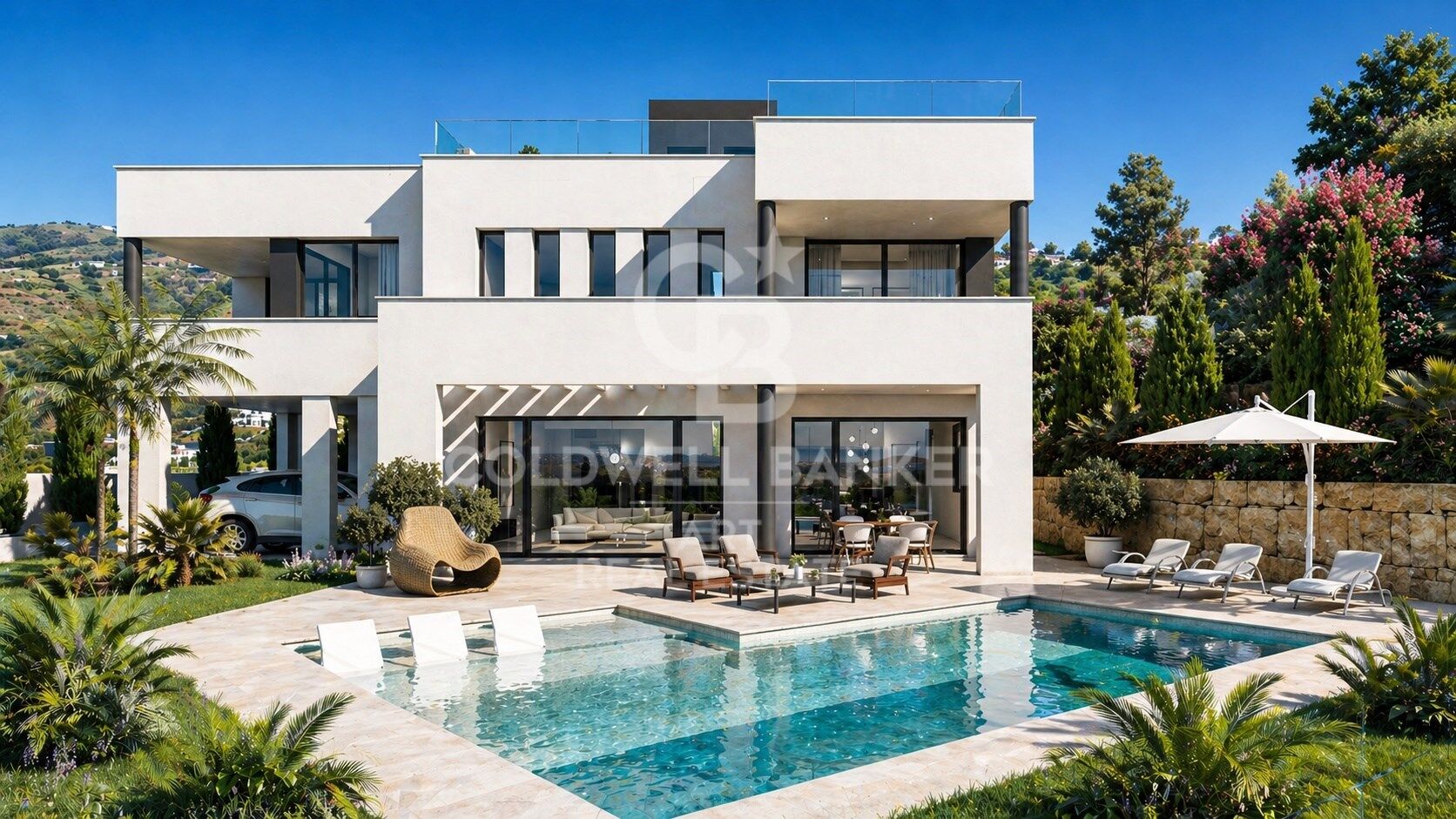 Villa in Mijas, Malaga, Spanien 3 Schlafzimmer, 480 m2 Nr. 178665