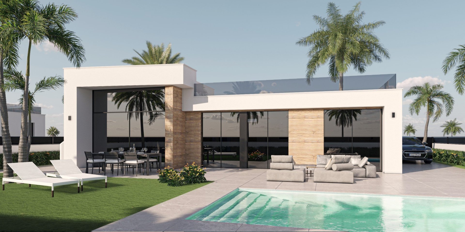 Villa i Murcia, Spanien 3 sovrum, 101 kvm. Nr. 163679