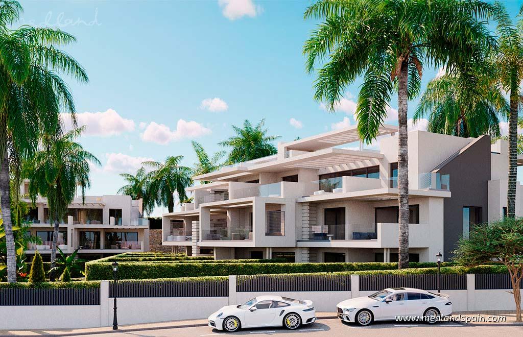 Appartamento a Estepona, Malaga, Spagna 3 camere da letto, 133 mq. N° 132936