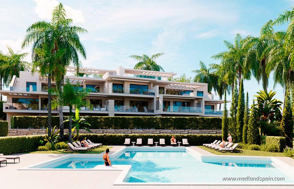 Appartamento a Estepona, Malaga, Spagna 2 camere da letto, 128 mq. N° 132935