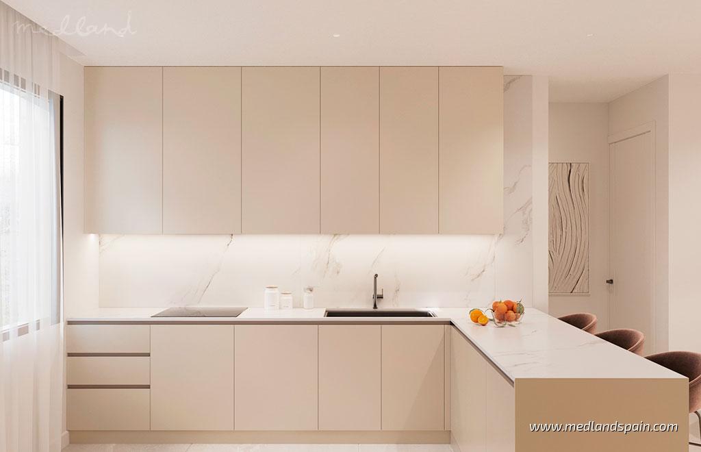 Appartamento a Estepona, Malaga, Spagna 2 camere da letto, 128 mq. N° 132935