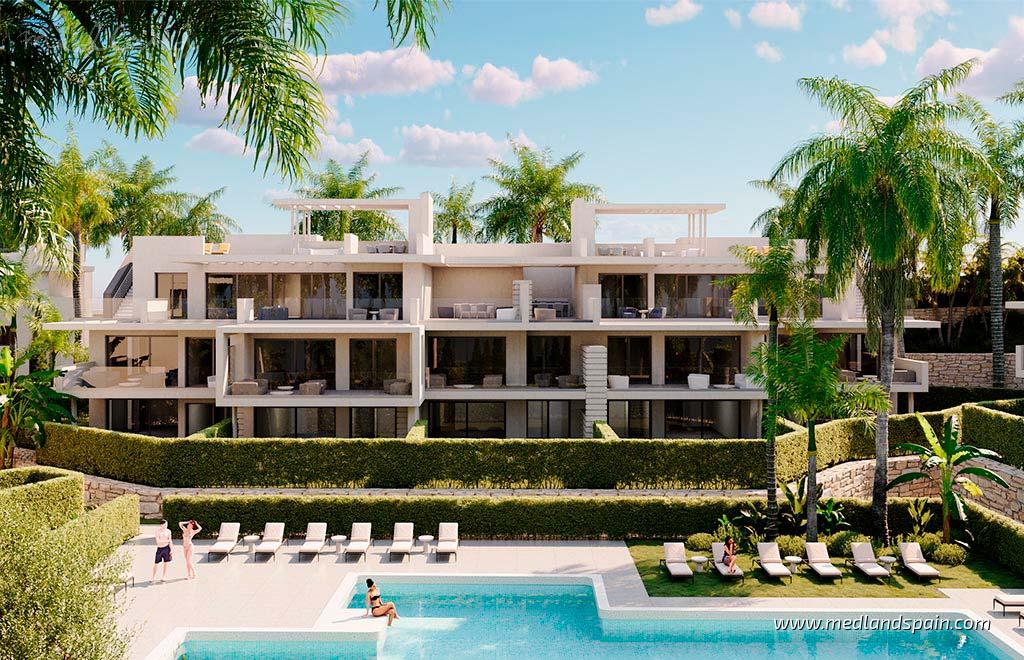Appartamento a Estepona, Malaga, Spagna 2 camere da letto, 128 mq. N° 132935