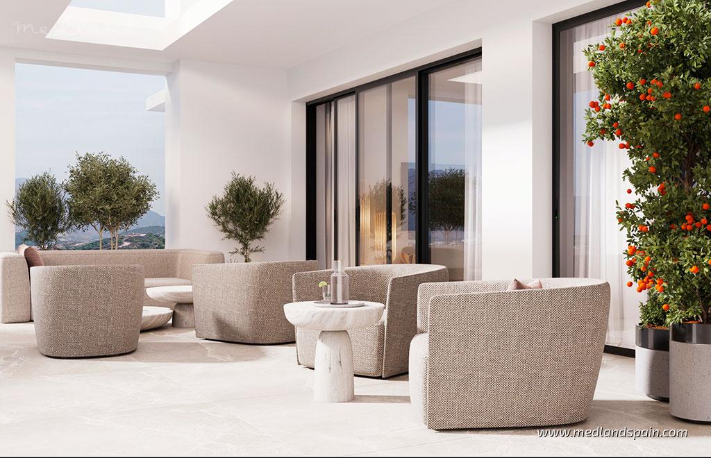Appartamento a Estepona, Malaga, Spagna 2 camere da letto, 128 mq. N° 132935