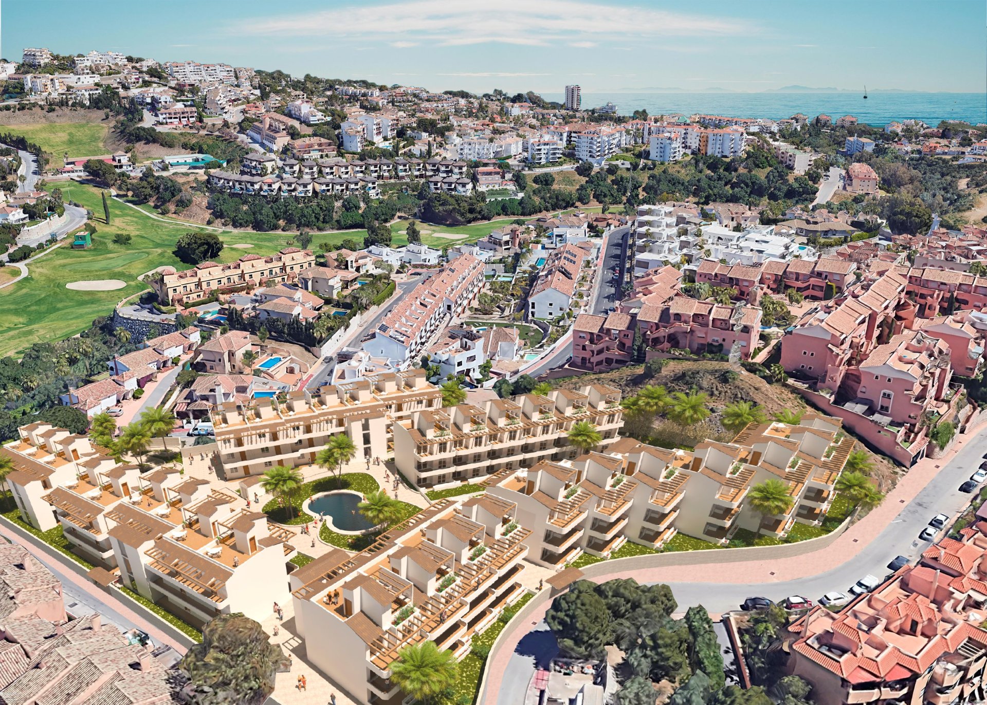 Appartamento a Mijas, Malaga, Spagna 2 camere da letto, 70 mq. N° 180576