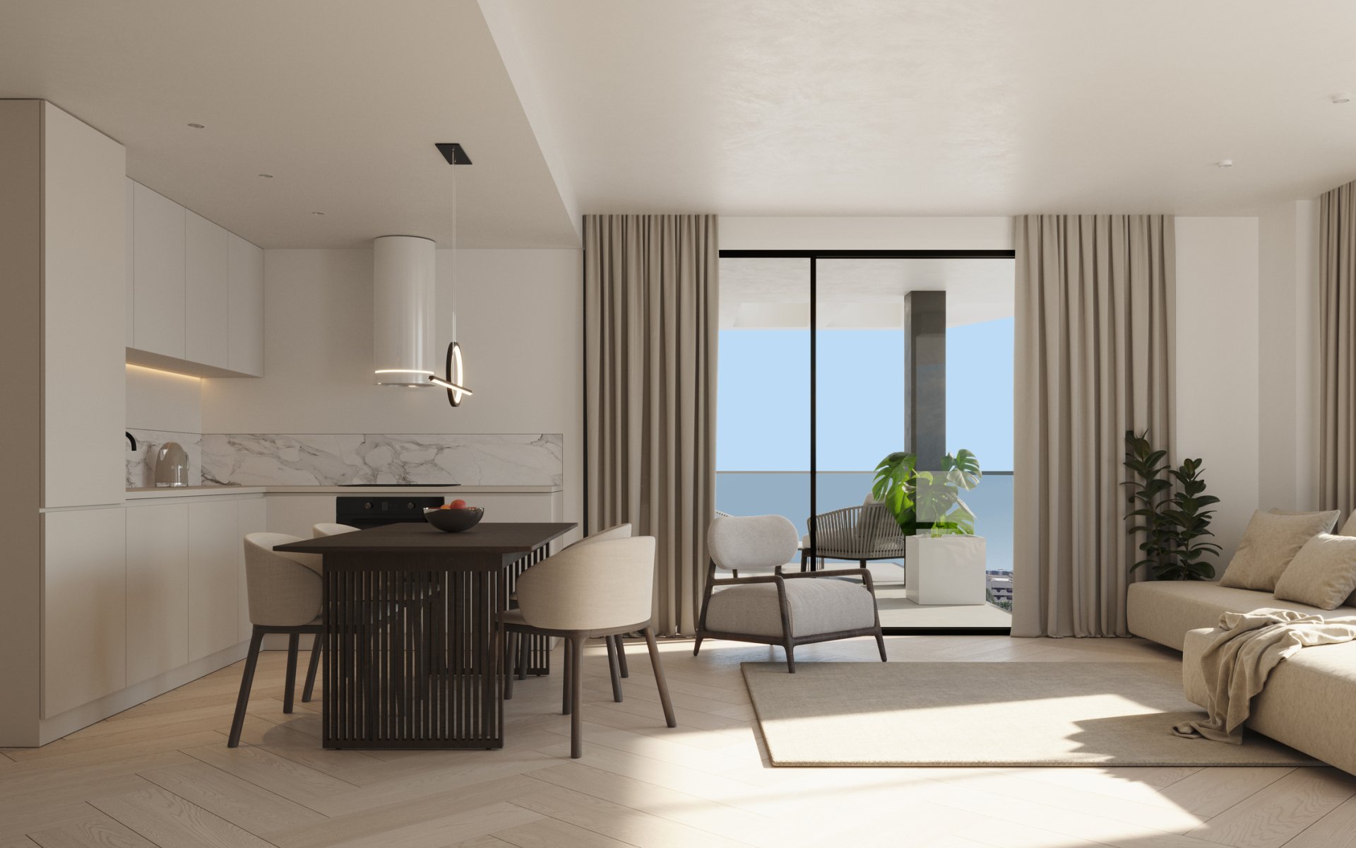 Apartamento en Calpe, Alicante, España 3 dormitorios, 103 m2 No. 179658