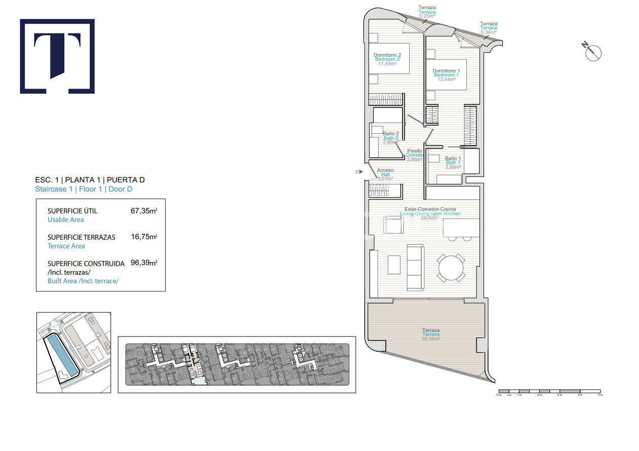 Apartment in Villajoyosa, Alicante, Spain 2 bedrooms, 62 sq.m. No. 139736