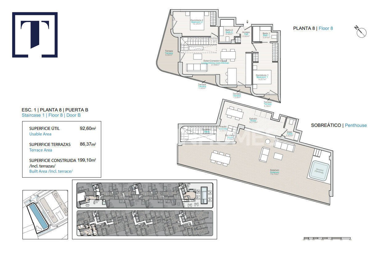 Apartment in Villajoyosa, Alicante, Spain 2 bedrooms, 62 sq.m. No. 139736
