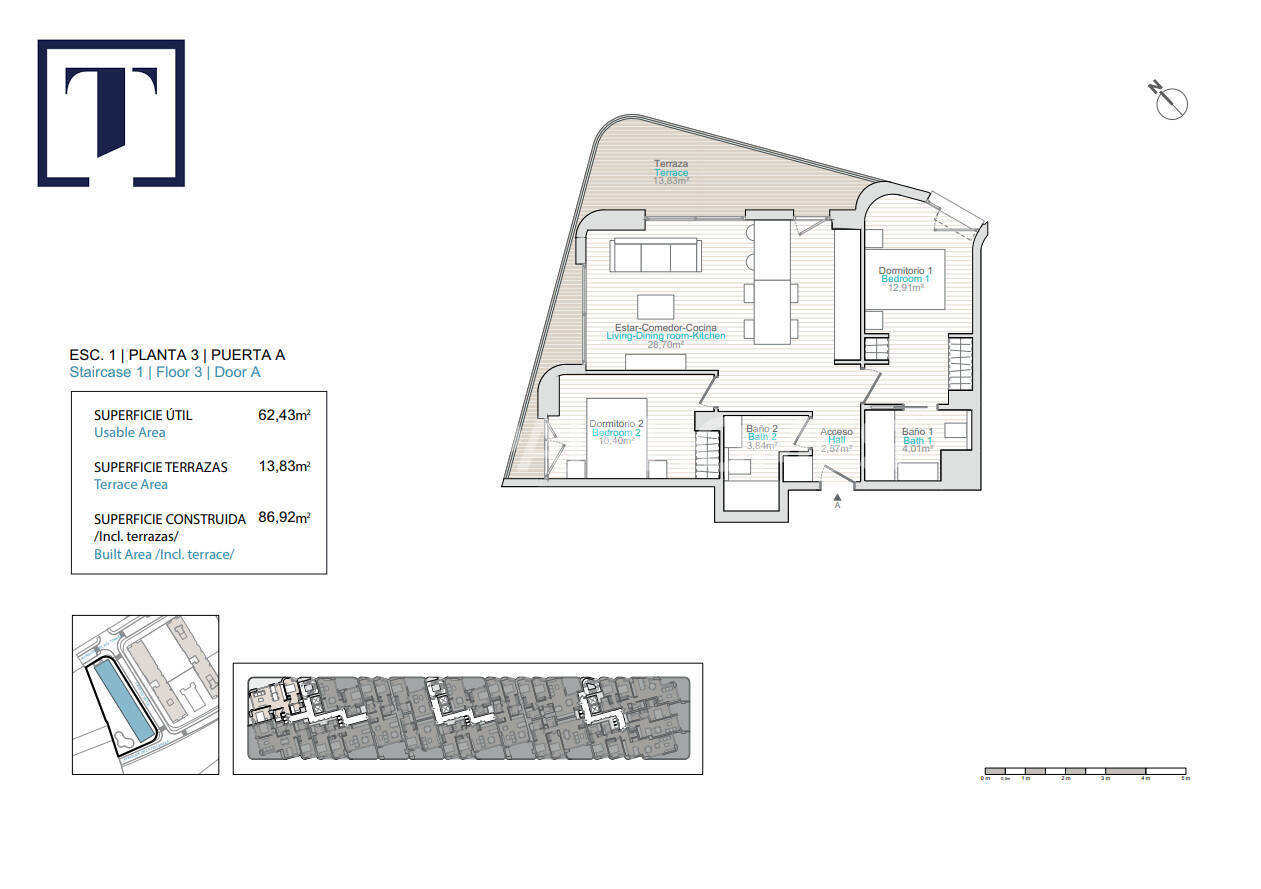 Apartment in Villajoyosa, Alicante, Spain 1 bedroom, 40 sq.m. No. 139735