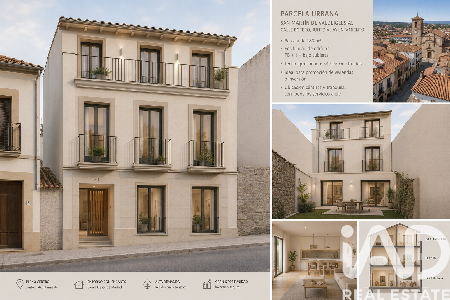 Zemes gabals San Martin de Valdeiglesias, Madrid, Spānijā 183 m2 Nr. 184823