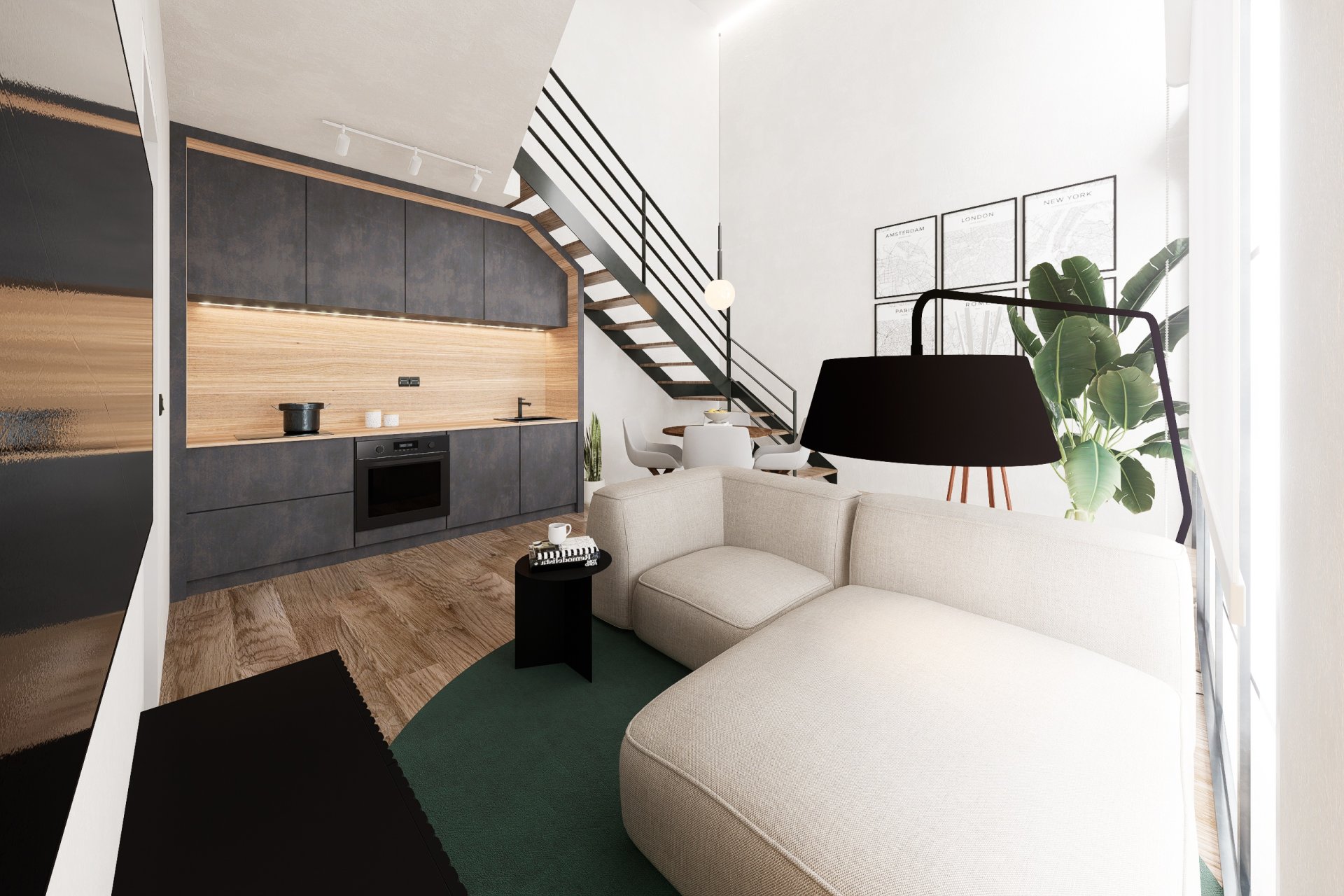 Apartment à Alicante, Espagne 1 chambre, 84 m2 No. 191729