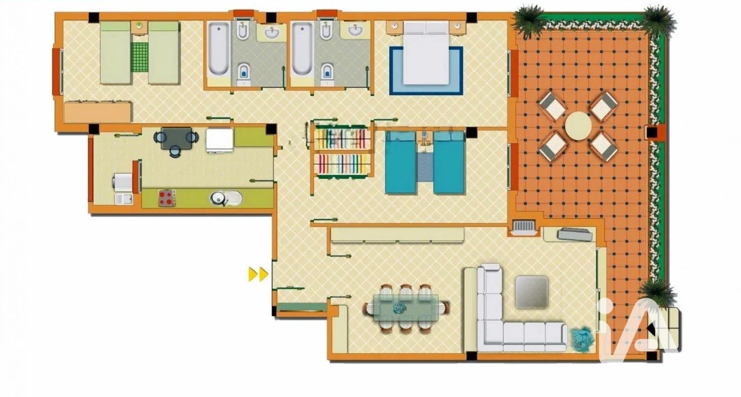 Apartment in Marbella, Malaga, Spain 3 bedrooms, 144 sq.m. No. 193465