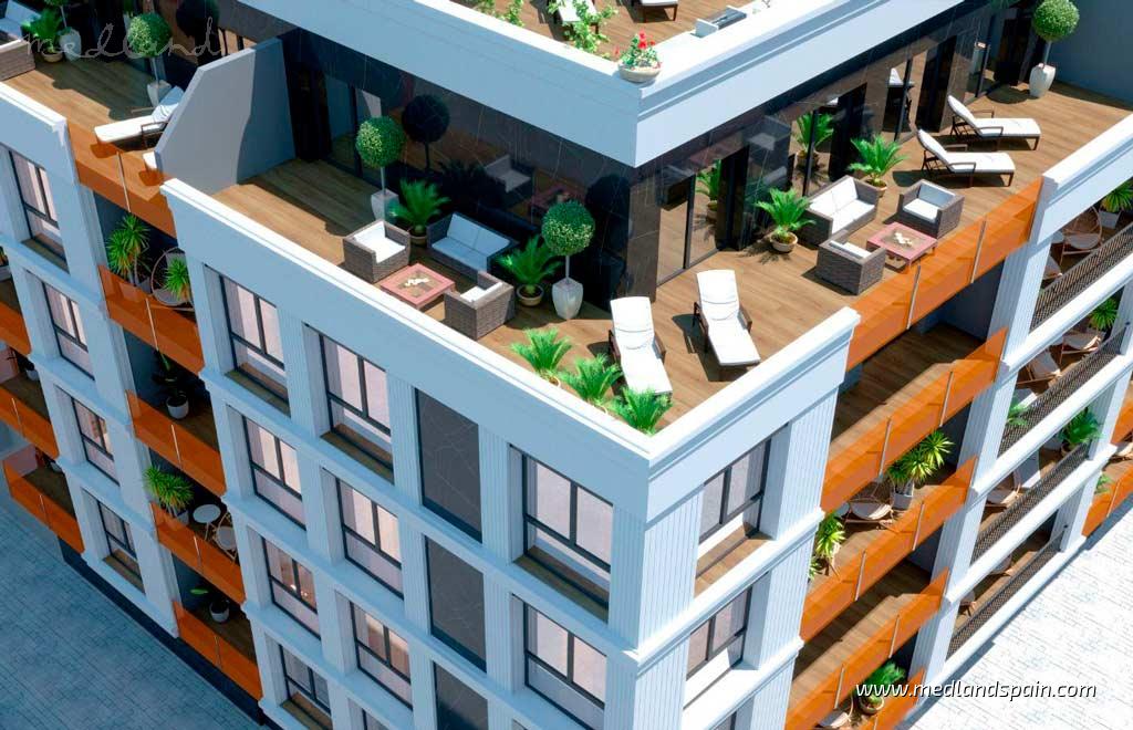 Квартира в Торревьеха, Аликанте, Испания 2 спальни, 98м2 №144467