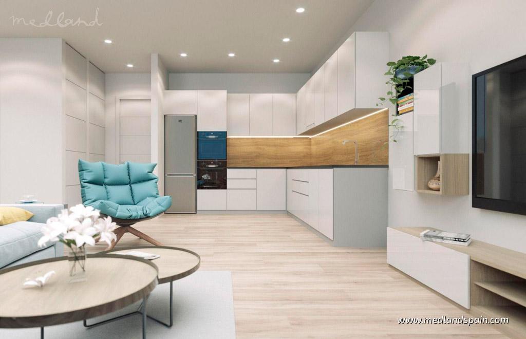 Квартира в Торревьеха, Аликанте, Испания 2 спальни, 98м2 №144467
