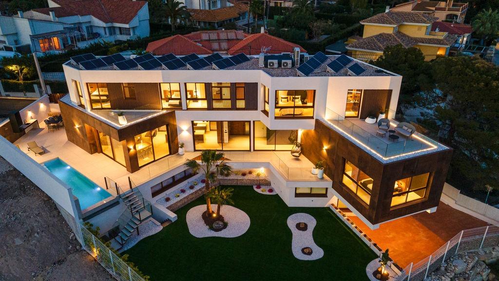 Villa a Benidorm, Alicante, Spagna 4 camere da letto, 315 mq. N° 182511