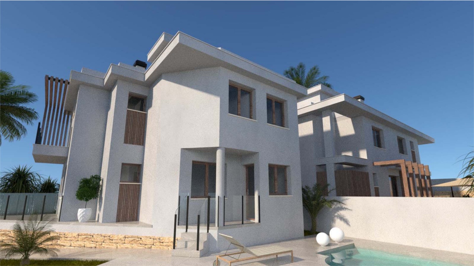 Villa en LOMAS V, Los Alcázares, Murcia, España 4 dormitorios, 192.33 m2 No. 161011