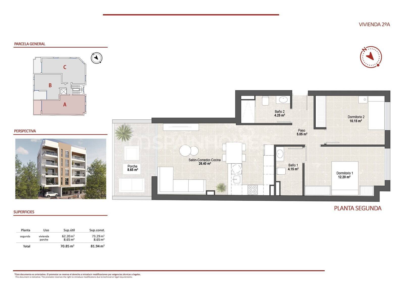 Huoneisto San Pedro del Pinatar, Murcia, Espanja 1 makuuhuone, 52 m2 No. 155341
