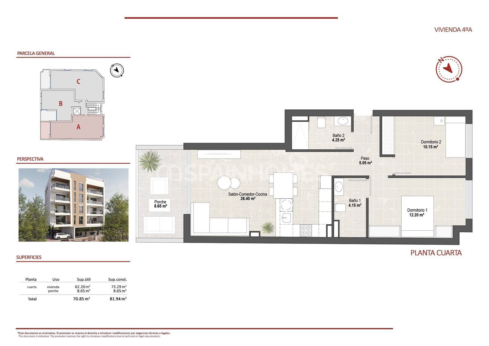 Huoneisto San Pedro del Pinatar, Murcia, Espanja 2 makuuhuonetta, 73 m2 No. 155342
