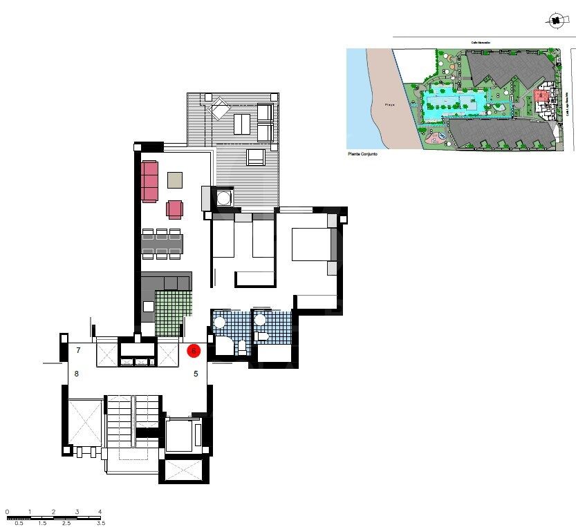 Penthouse w Denia, Alicante, Hiszpania 2 sypialnie, 80 mkw. nr 160232