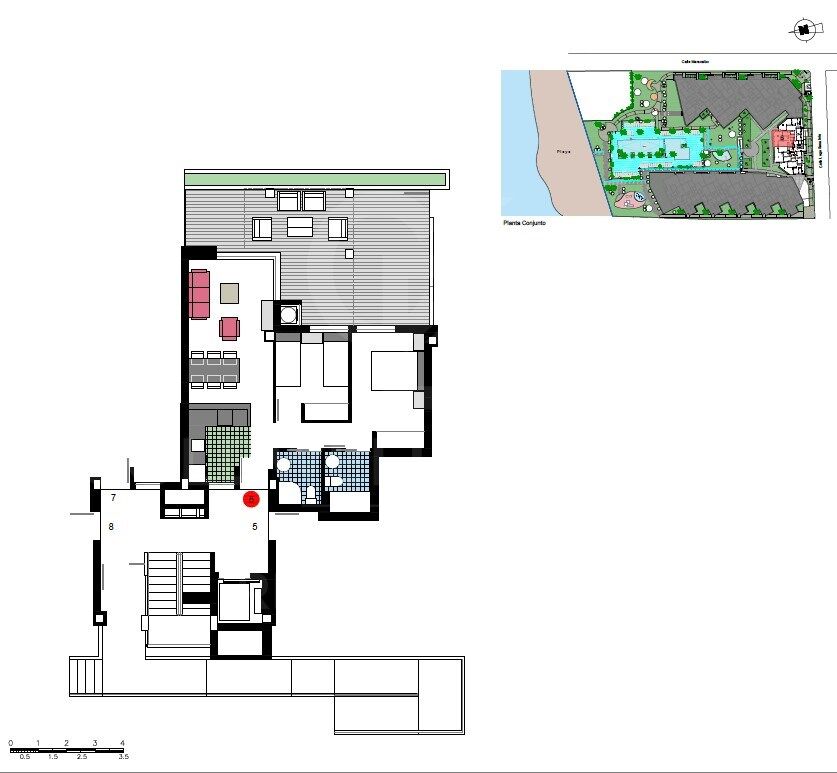 Penthouse w Denia, Alicante, Hiszpania 2 sypialnie, 80 mkw. nr 160232