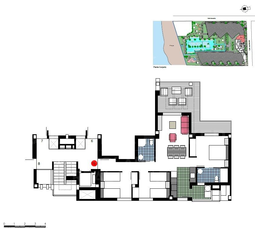 Penthouse w Denia, Alicante, Hiszpania 2 sypialnie, 80 mkw. nr 160232