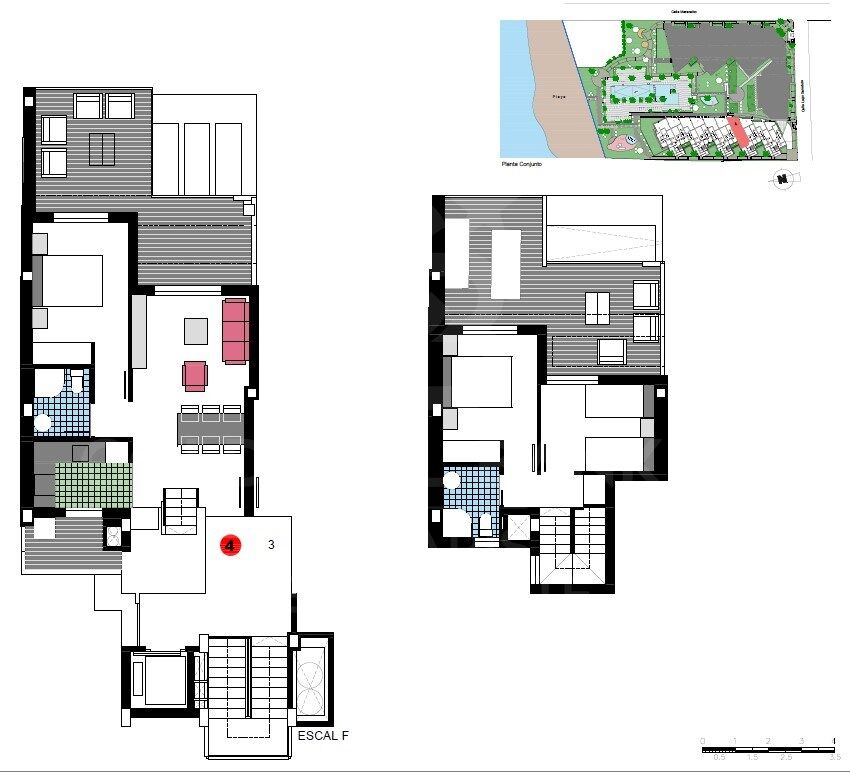 Penthouse w Denia, Alicante, Hiszpania 2 sypialnie, 80 mkw. nr 160232