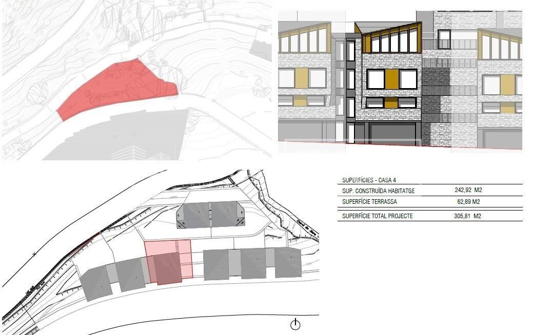 Hus i Principado De Andorra (Ninguna Poblacion Tiene C.P.), Lleida, Spanien 4 sovrum, 306 kvm. Nr. 160234