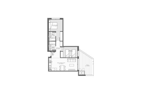 Layout 2 bedrooms, 97.1 sq.m. in Residencial Moma II in Torre de la Horadada, Spain No. 168536