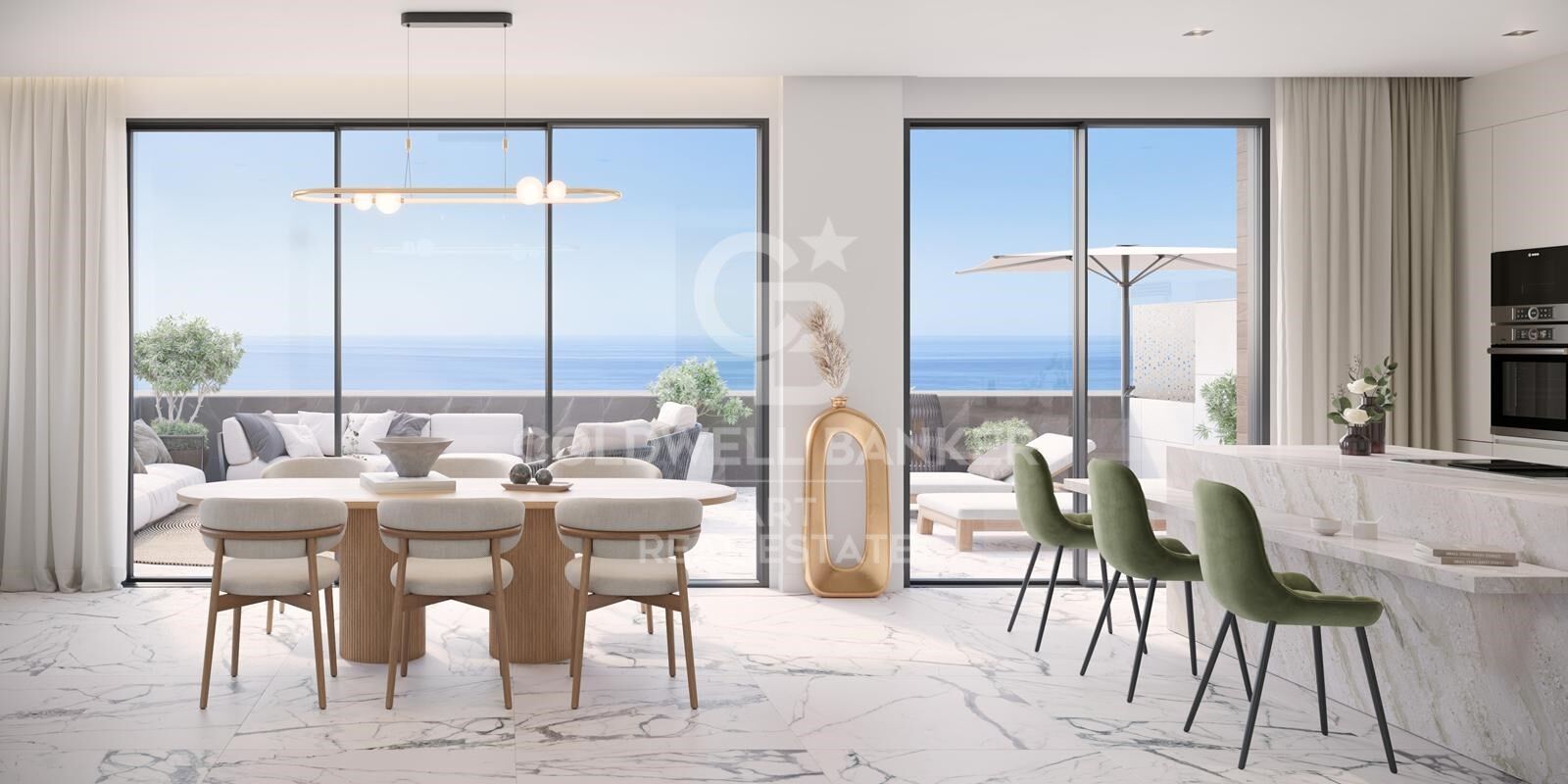 Appartamento a Estepona, Malaga, Spagna 4 camere da letto, 298 mq. N° 159222