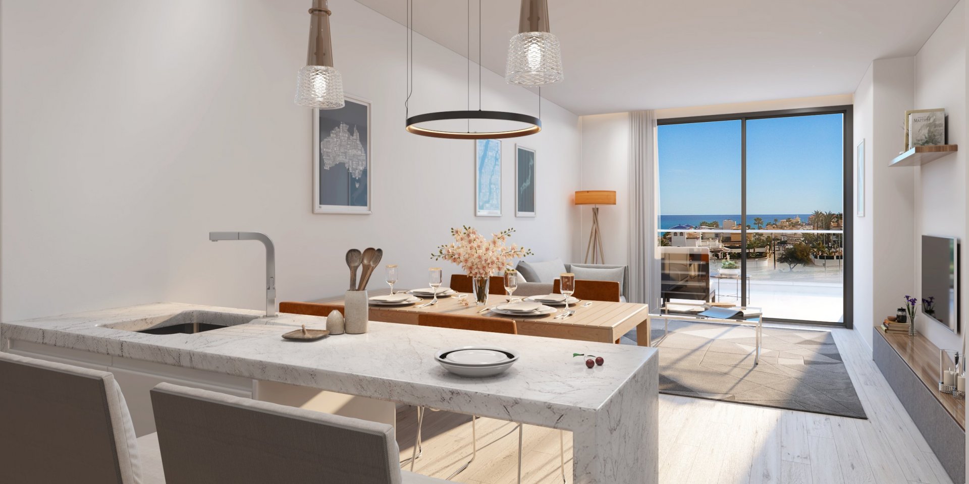 Penthouse w Playa Flamenca II, Alicante, Hiszpania 3 sypialnie, 248 mkw. nr 110003