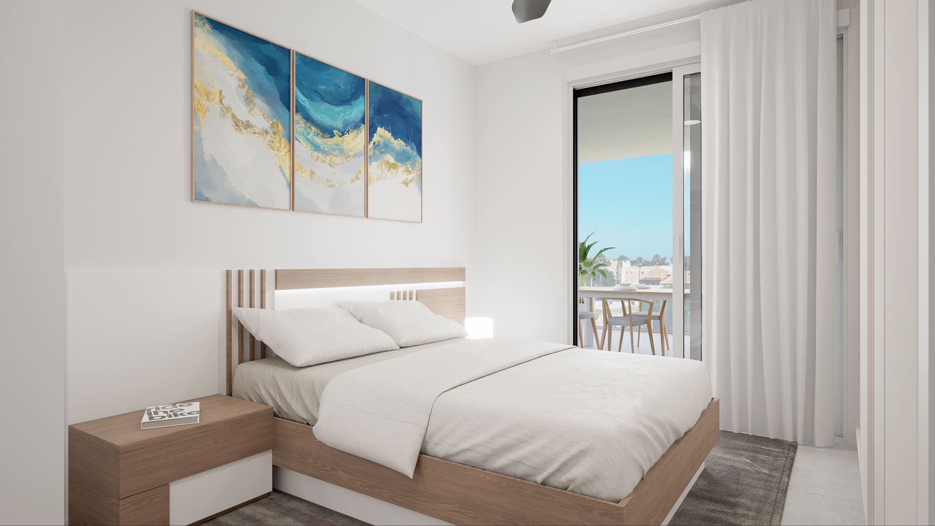 Appartamento a Los Alcazares, Murcia, Spagna 3 camere da letto, 99 mq. N° 163163