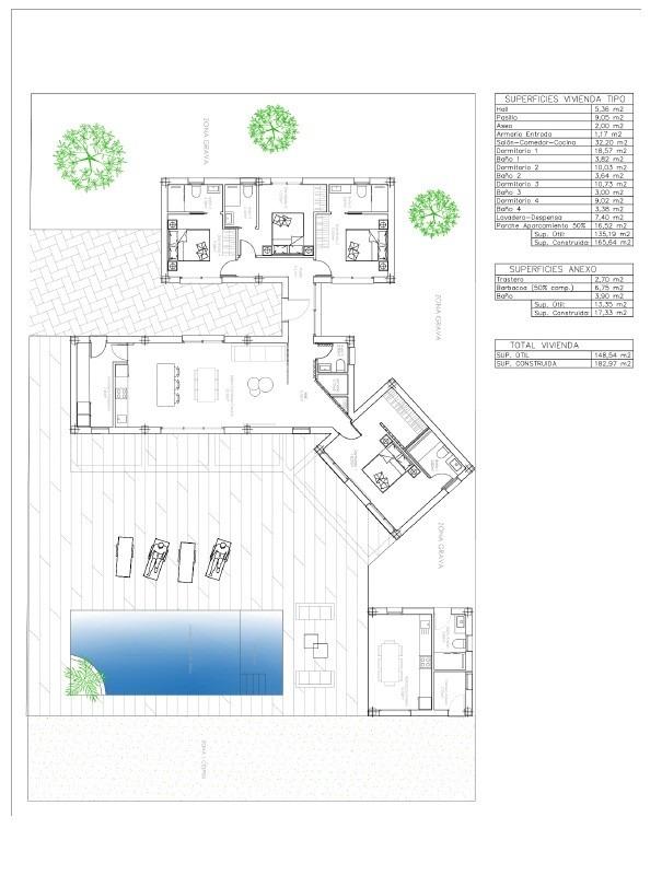 Villa in Benejuzar, Alicante, Spanien 4 Schlafzimmer, 182 m2 Nr. 181176