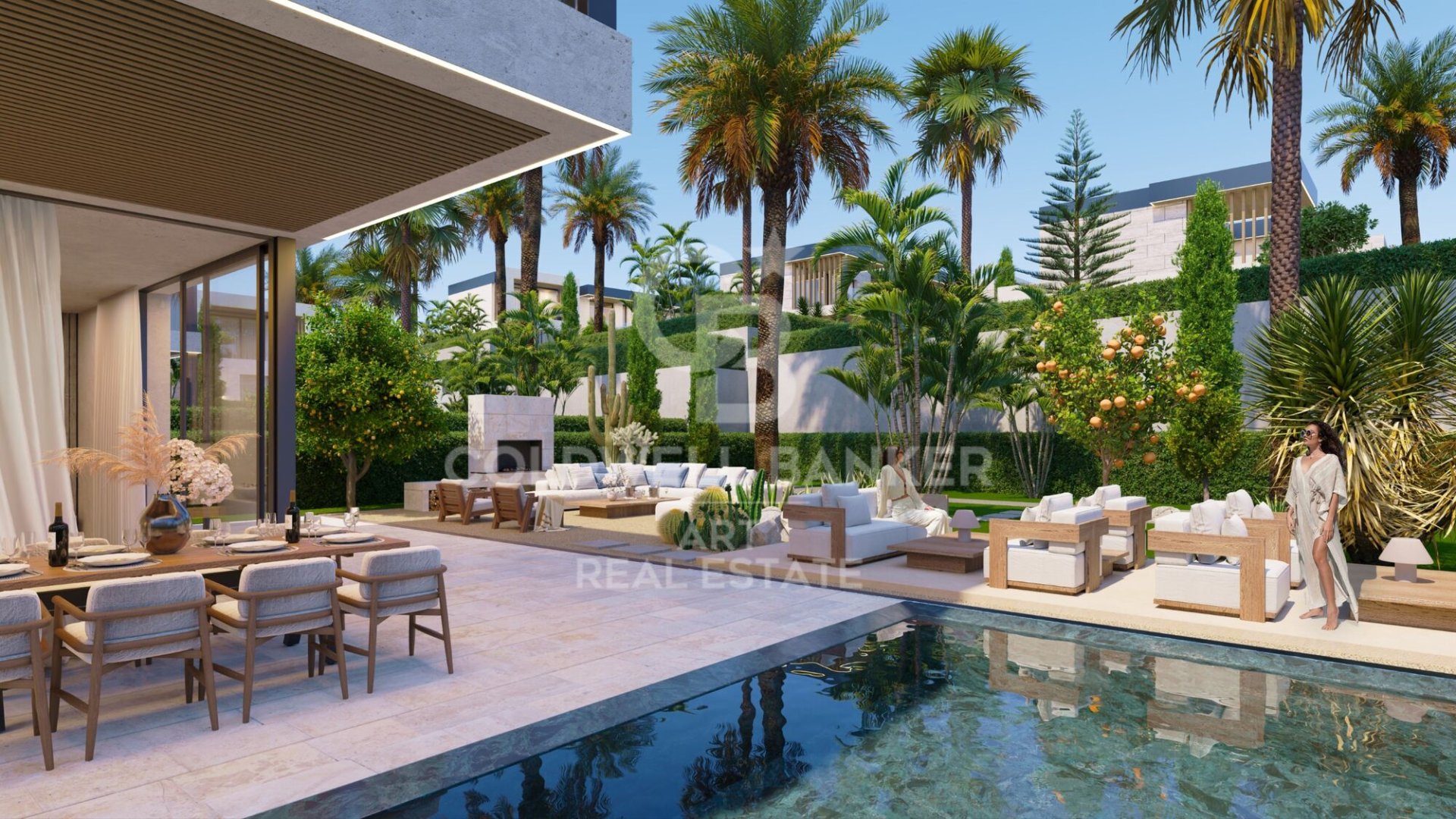 Hus i Estepona, Malaga, Spanien 4 sovrum, 359 kvm. Nr. 157762