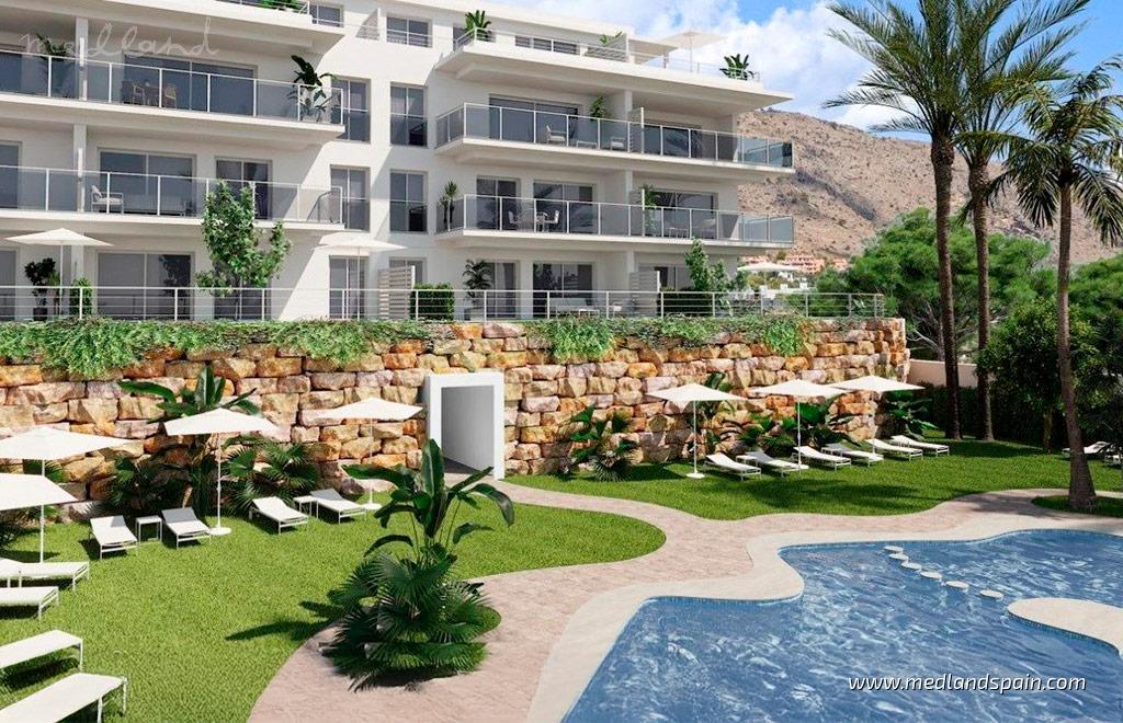 Apartament w Finestrat, Alicante, Hiszpania 2 sypialnie, 75 mkw. nr 168608