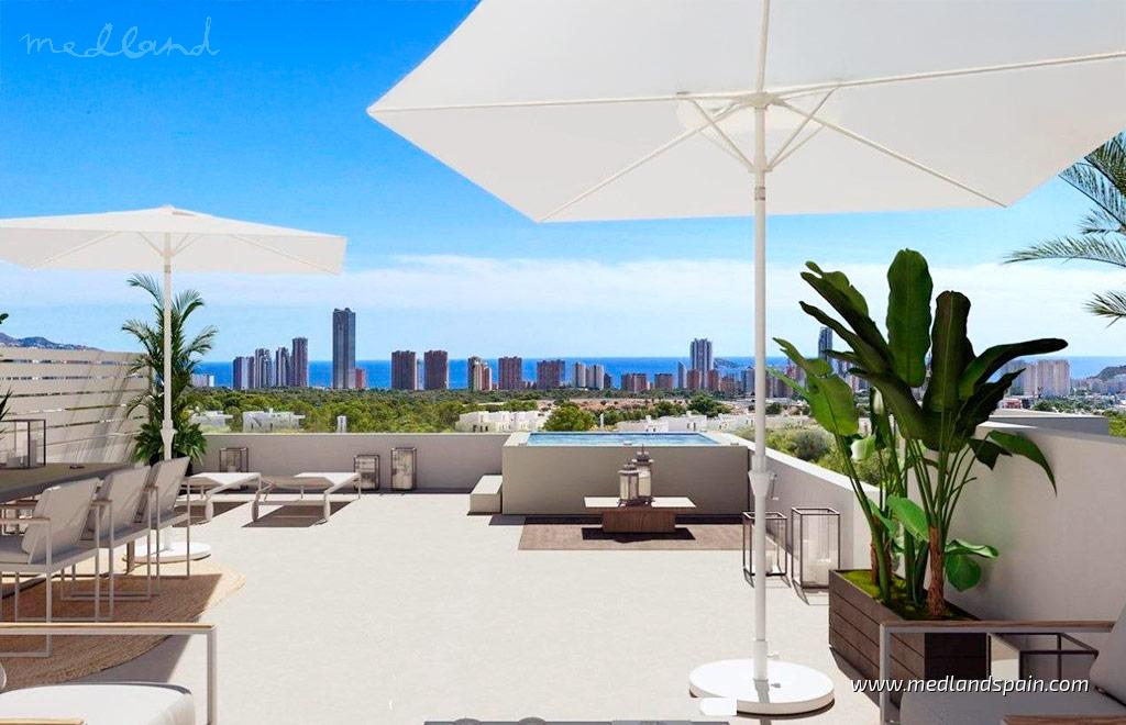 Huoneisto Finestrat, Alicante, Espanja 3 makuuhuonetta, 104 m2 No. 168610