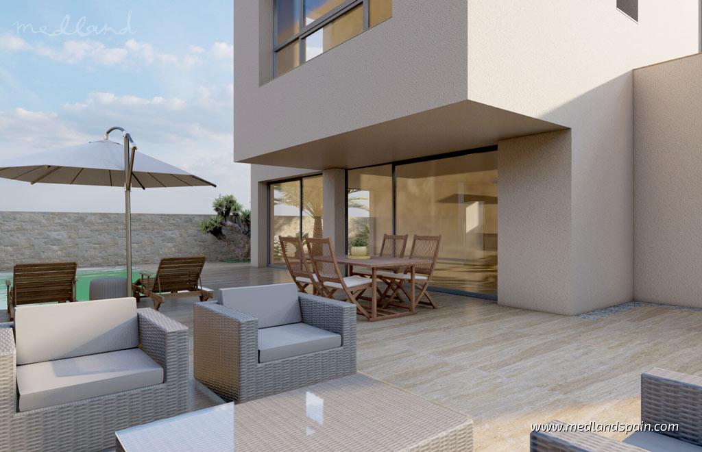 Villa a Pilar de la Horadada, Alicante, Spagna 3 camere da letto, 211 mq. N° 105236