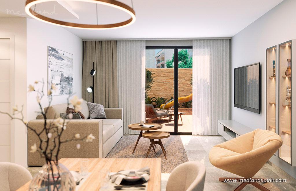Apartment in Torrevieja, Alicante, Spain 1 bedroom,  No. 168586