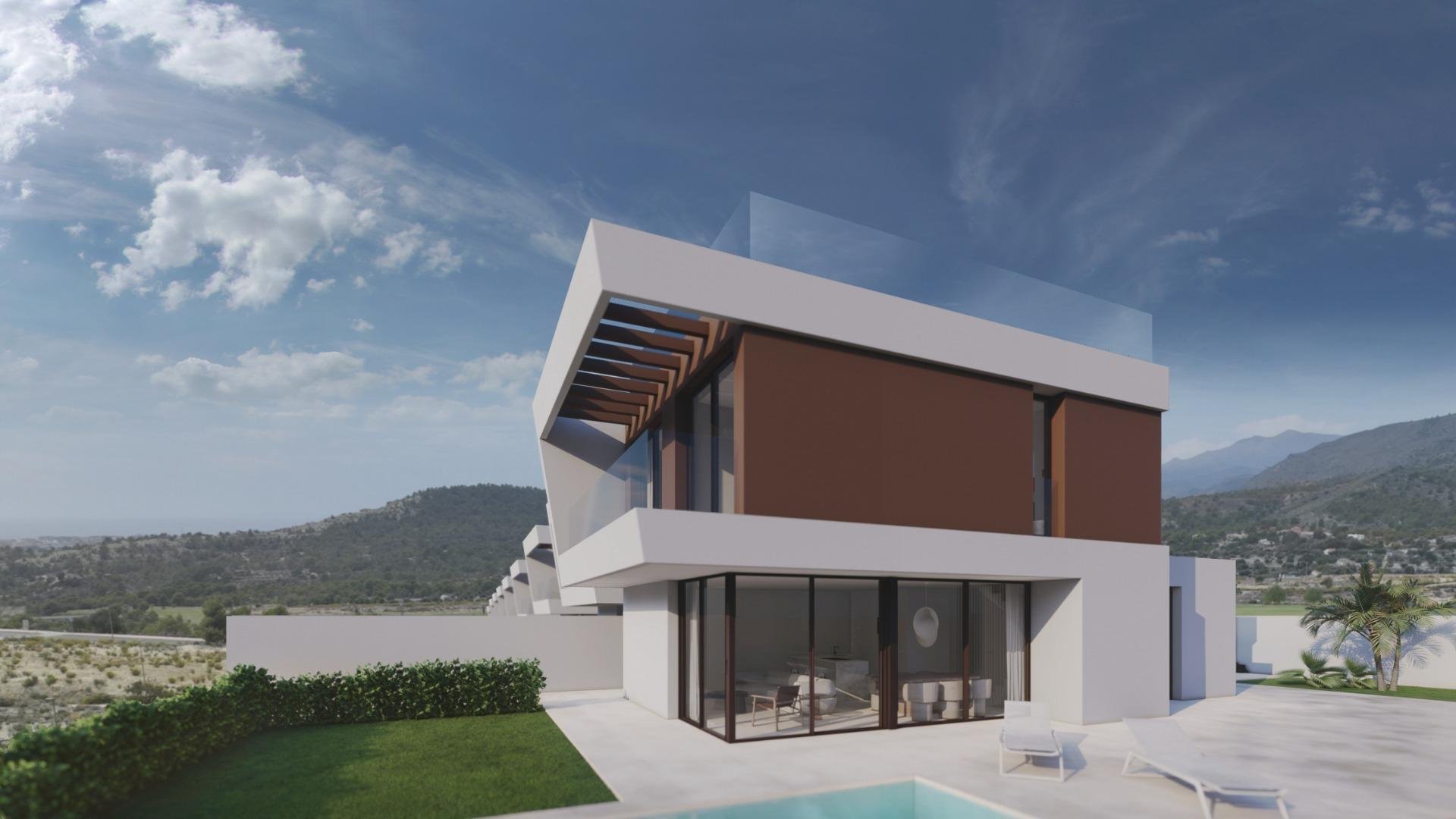 Villa a Benidorm, Alicante, Spagna 3 camere da letto, 141 mq. N° 143177