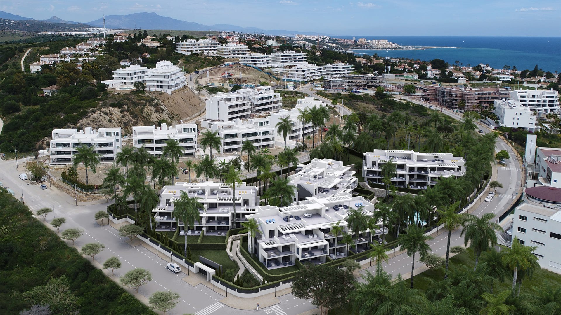 Bungalow i Estepona, Malaga, Spanien 2 sovrum, 128 kvm. Nr. 135433