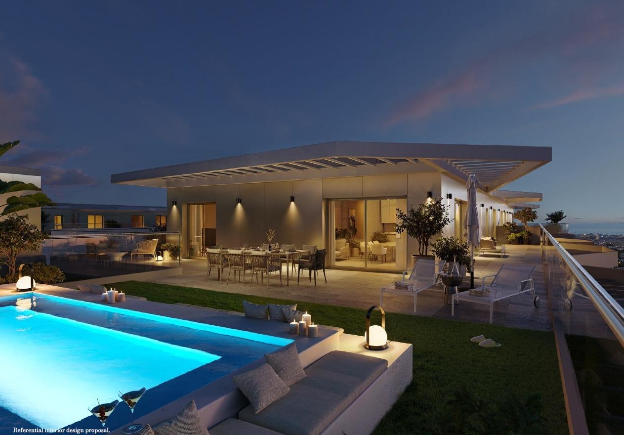 Attico a Mijas, Malaga, Spagna 3 camere da letto, 129 mq. N° 169412