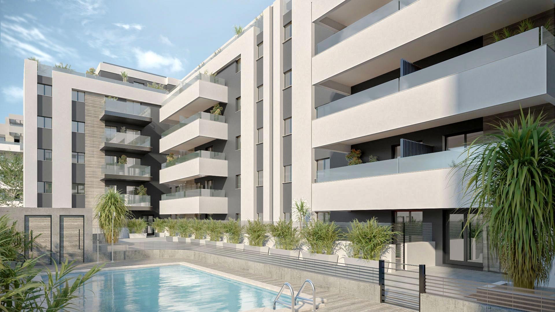 Appartamento a Mijas, Malaga, Spagna 3 camere da letto, 79 mq. N° 179759