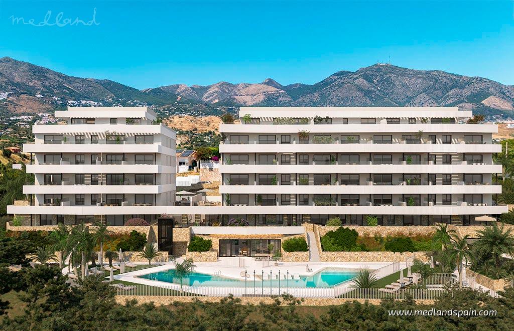 Apartament w Mijas Costa, Malaga, Hiszpania 2 sypialnie, 106 mkw. nr 192980