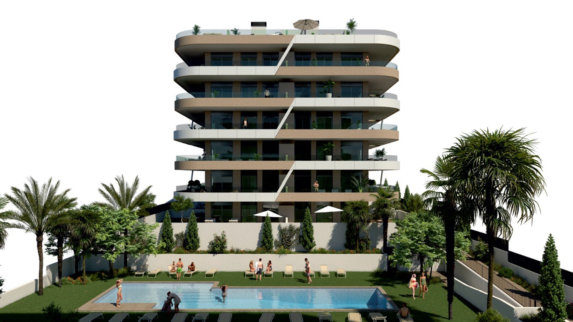 Huoneisto Claudia II, Los Arenales Del Sol, Alicante, Espanja 2 makuuhuonetta, 123.5 m2 No. 69159