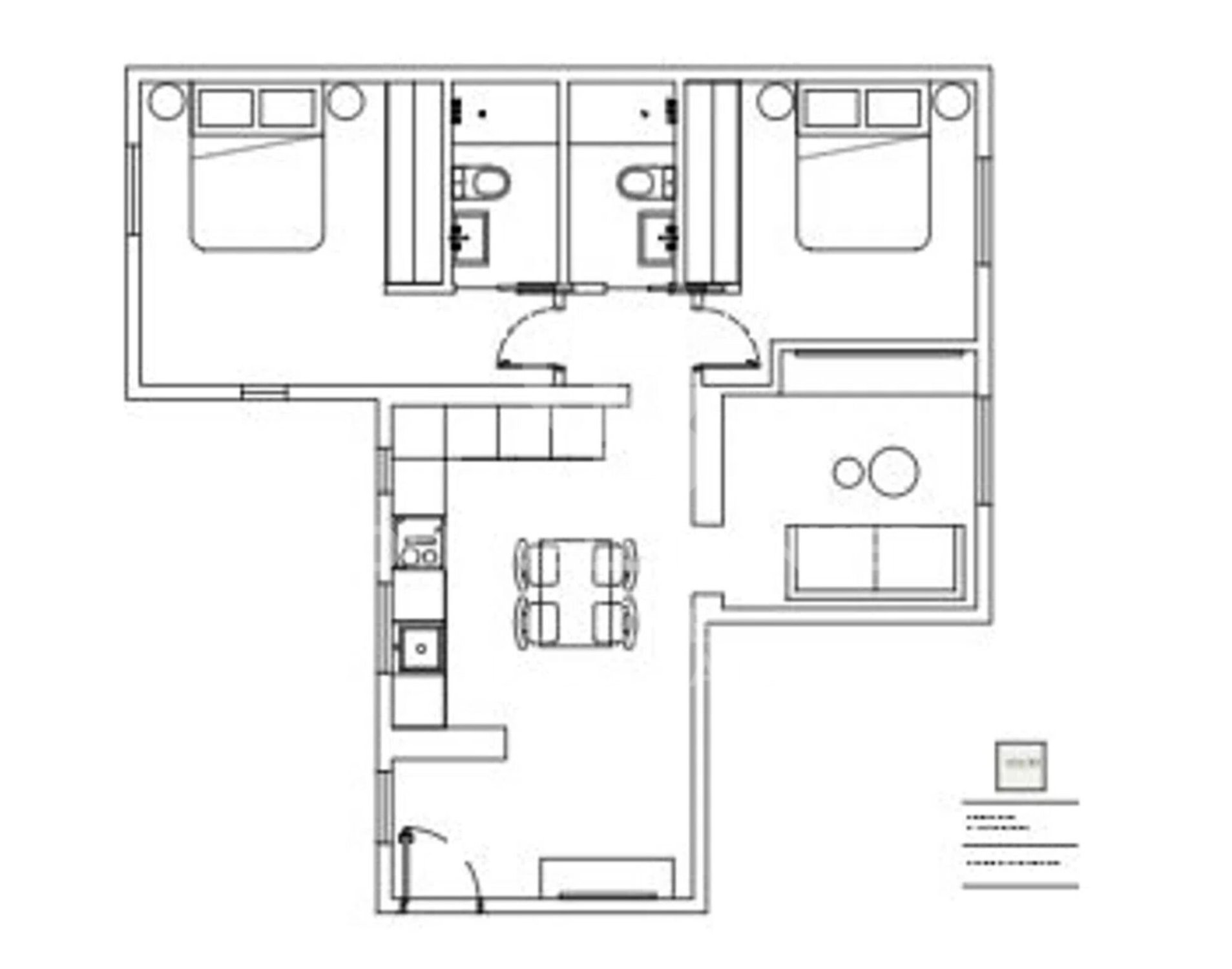 Apartment à Madrid, Espagne 2 chambres, 75 m2 No. 178786