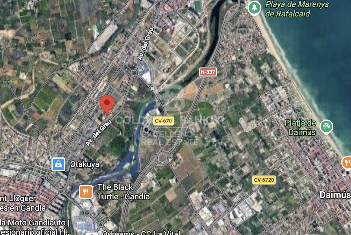 Land in Gandia, Valencia, Spanien 548 m2 Nr. 178616