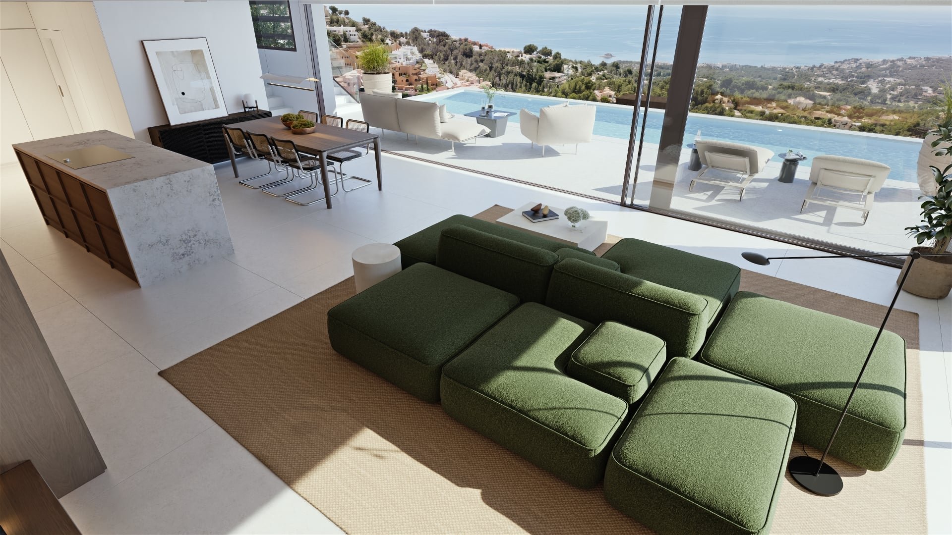 Villa i Altea, Alicante, Spanien 4 sovrum, 483 kvm. Nr. 162628