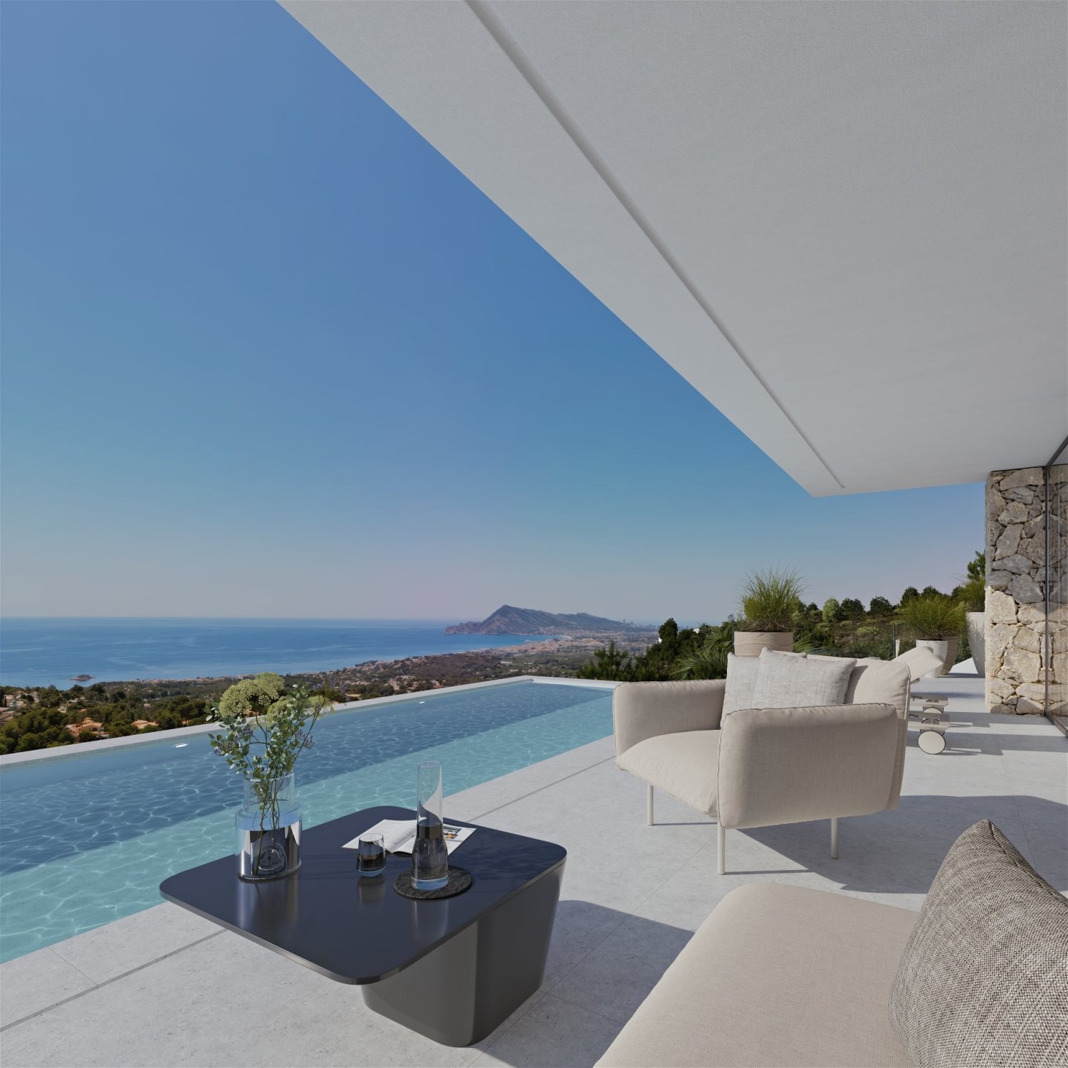 Villa i Altea, Alicante, Spanien 4 sovrum, 483 kvm. Nr. 162628