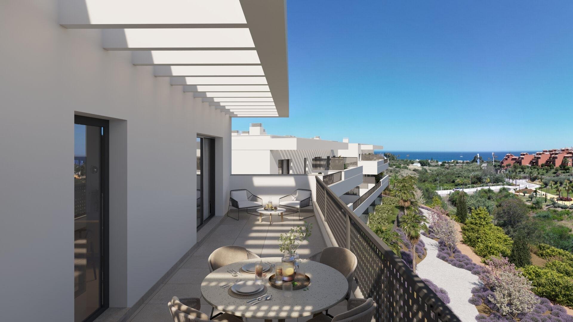Lägenhet i Estepona, Malaga, Spanien 2 sovrum, 74 kvm. Nr. 169592