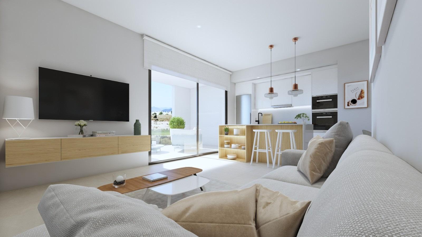 Apartment à Alhama de Murcia, Murcia, Espagne 2 chambres, 71 m2 No. 187523